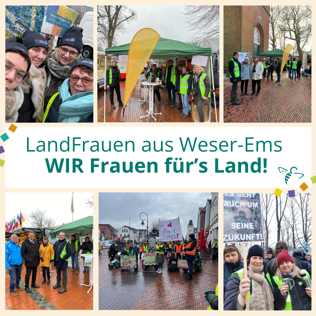 LandFrauen aus Weser-Ems unterstützen bundesweite Aktionswoche